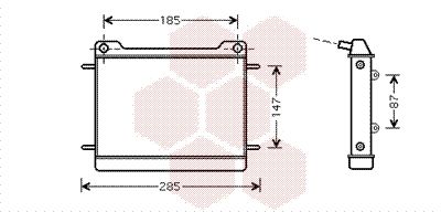 VAN WEZEL Radiators, Motora dzesēšanas sistēma 30002347